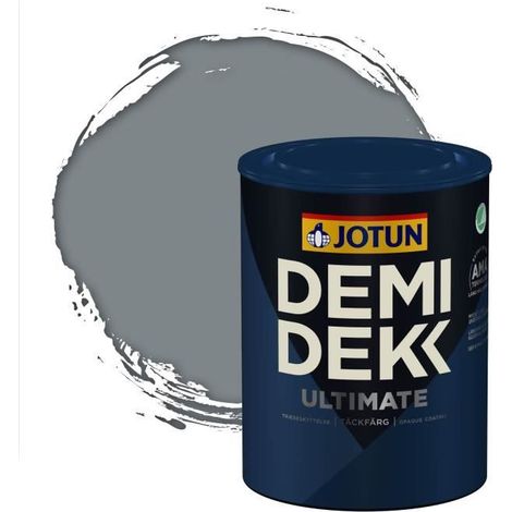 Peinture Bois - DEMIDEKK ULTIMATE - Satinée - RAL 7046 - 0,75L (1/2)