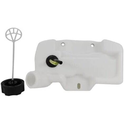 1E34F Réservoir d'huile compatible pour débroussailleuses, tondeuses, pièces de tondeuse, réservoir carburant en plastique blanc, grande capacité - (1/5)
