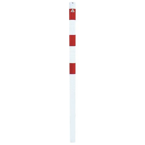 Schake, Potelet de délimitation, Ø 60 mm, blanc / rouge, à (1/4)