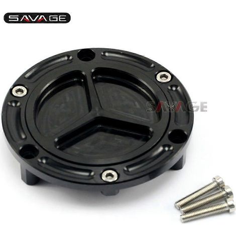 Bouchon de réservoir d'essence pour moto 690 R 2014-2018, 950, 990 Adventure et Adventure 2003-2013. Accessoires moto sans clé. Aluminium usiné CNC. (1/4)