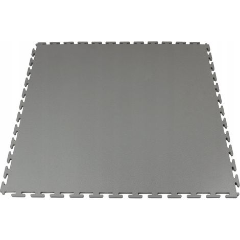 Placa de suelo modular de PVC de 50x50 cm, color: gris (1/5)