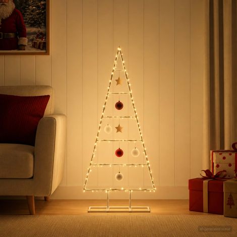 vidaXL Árbol de Navidad de metal KUOPIO 90 cm (1/5)