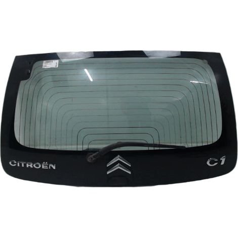 [PRODUIT D'OCCASION] Glace Lunette Arriere CITROEN C1 I Phase 2 2008-2012 ♻️ Ref Oe. 1607984380 - Garantie à vie (1/2)