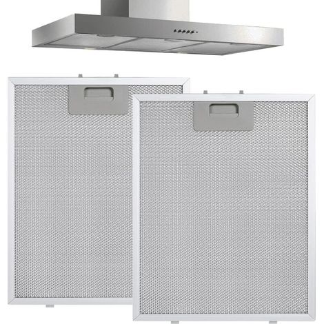 Filtre à Graisse Métallique. 2 Pièces 320 x 260 x 9mm Aluminium Filtres à Graisse. Grille Hotte Aspirante avec 5 couches d'aluminium. Filtres de Rechange pour Hotte Aspirante. pour Hottes de Cuisine (1/5)
