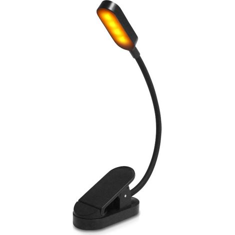 Lampe de lecture, lampe à pince rechargeable, 3 températures de couleur (1/5)