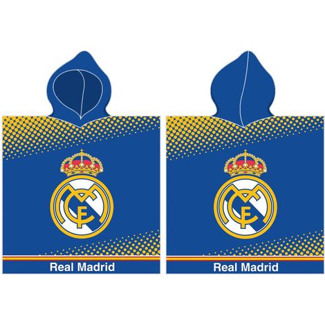Poncho/accappatoio in cotone 100% del Real Madrid (1/3)