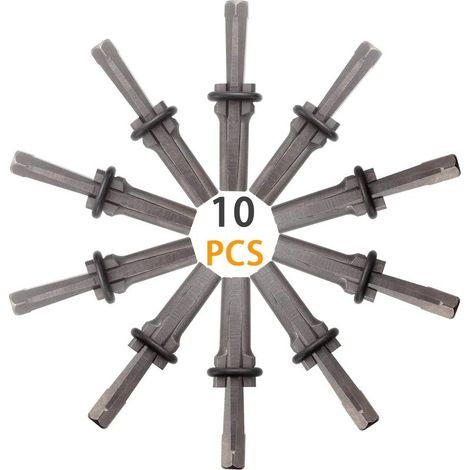 Lot de 10 cales et coins robustes, outil à main pour fendeur de pierres et de roches de 5/8 pouce (1/5)