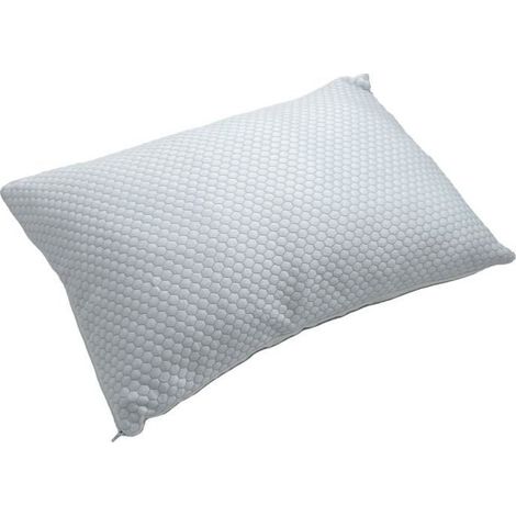 Oreiller double-face à mémoire de forme Blanc 60x40 cm (1/3)