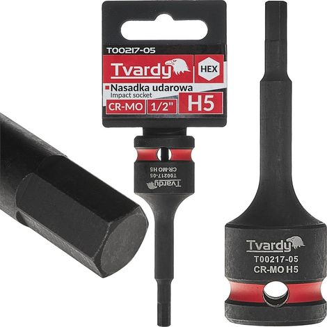 Vaso de impacto HEX 1/2" H5 CR-MO (10/100) (1/4)