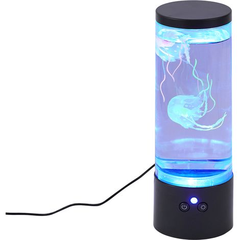 QAZQA Tube à bulles noir 30cm avec LED RGB - Dweller (1/5)