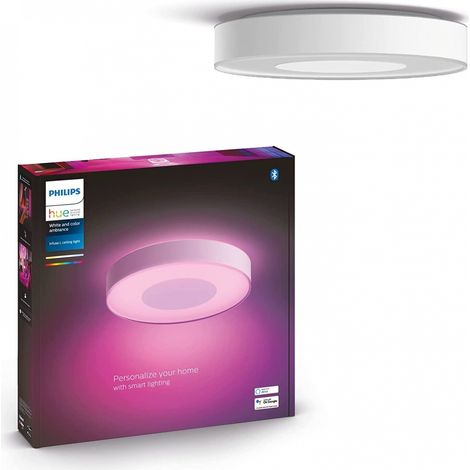 Philips Hue Infuse Deckenleuchte L + Bridge & Bosch Smart Home 2x Raumthermostat II + Controller II