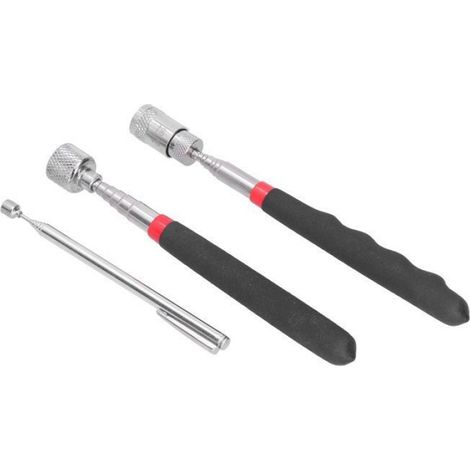 3 outils de ramassage magnétiques télescopiques, bâtons magnétiques portables pour la maison et l'extérieur (1/4)