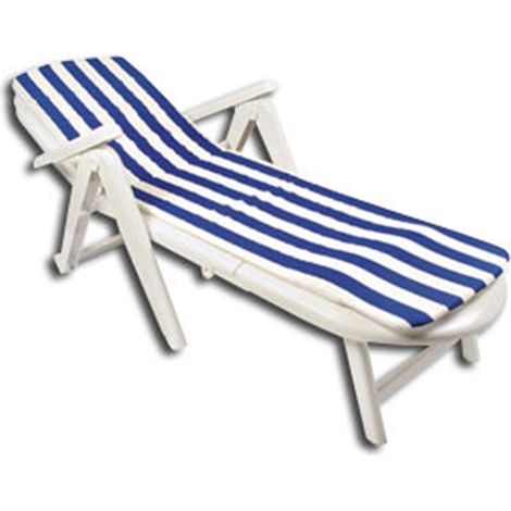 Cayman Strandliege 84x74x19 cm mit weißem Kissen