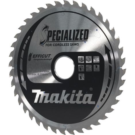 Makita E-12245 Kreissägeblatt 185 x 30 x 1.5 mm Zähneanzahl: 40 1 St. (1/2)