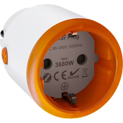 Enchufe inteligente Tuya ZigBee 3.0 de 16 A con contador, control por voz y mando a distancia inalámbrico (norma europea). (1/5)