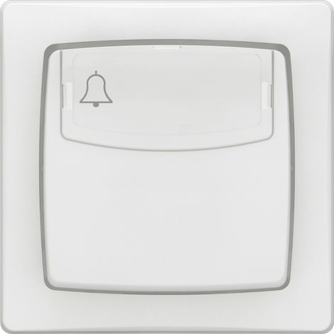 Legrand - Poussoir porte-étiquette complet Appareillage saillie - Blanc (1/3)