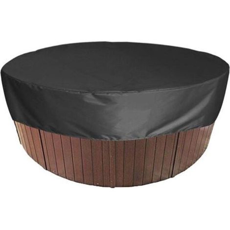 Round Pool Cover - Solar and Protective Cover for Pools and Spas, UV-Resistant, 190T for Outdoor Use