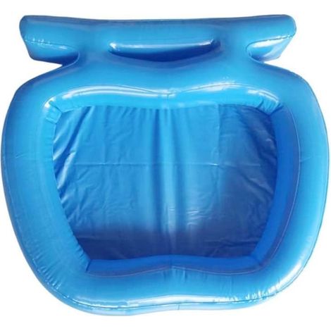 Piscine gonflable en PVC pour la propreté - Portable - 58 x 52 x 9 cm - Bleu (1/5)
