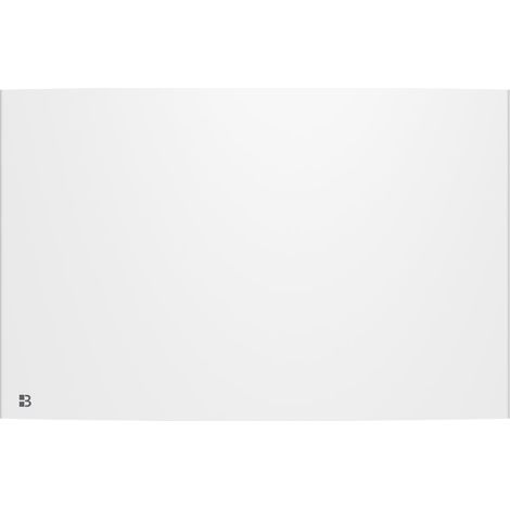 Radiateur électrique fixe à inertie sèche fonte 1500W Bestherm BIA horizontal blanc