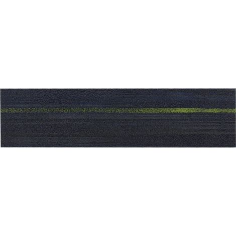 Dalles de moquette Antistatiques Aberdeen Bleu 25 x 100 cm