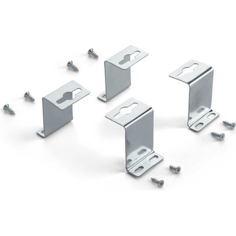 Kit Superficie Panel Metallo Cromo Luce