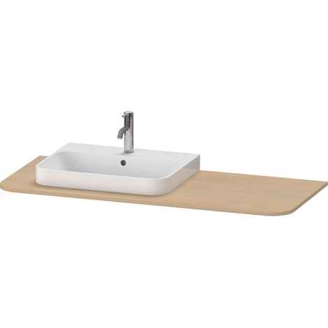 Console Duravit Happy D.2 Plus, 1300x550 mm, 1 découpe à gauche, (1/5)