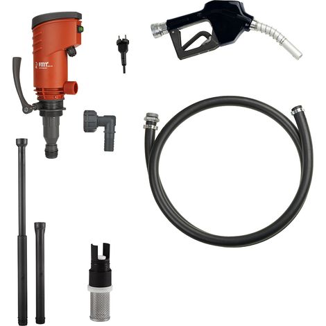 PRESSOL, Pompe électrique vide-fûts pour fuel/gasoil, avec