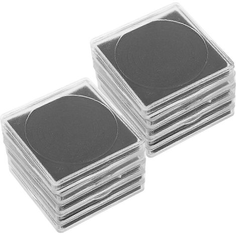Lot de 30 petites boîtes de rangement transparentes et portables pour pièces de monnaie, idéales pour les collectionneurs, pour exposer et protéger vos pièces. WHBYV (1/4)