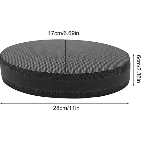 Coussins d'équilibre ovales en mousse Appareil d'entraînement à la stabilité Coussin d'exercice Coussins d'équilibre ovales pour Pilates Planche d'équilibre pour la danse, le Pilates et le renforc (1/4)