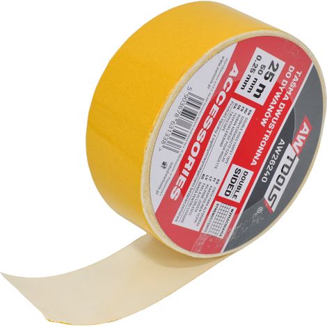 Ruban adhésif awtools double face haute adhésion résistance chaleur (1/3)