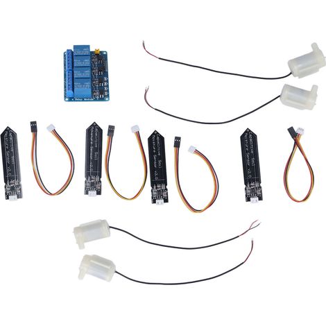 Kit d'arrosage automatique, système d'irrigation goutte-à-goutte 4 voies pour plantes en pot et jardin (1/5)