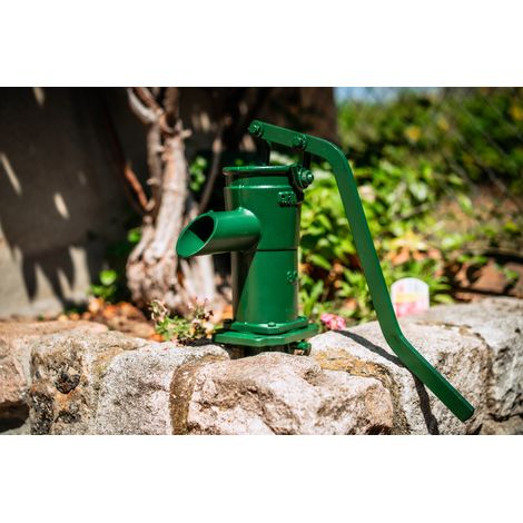 Pompe à main auto-amorçante Spid’O Classic MA 18 – Fonte antirouille – Débit 1,8 m³/h – Aspiration jusqu’à 8 m – Idéale jardin & amorçage pompes de surface