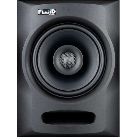 Fluid Audio FX80 V2 Monitor de Estudio (Altavoz coaxial de 8 Pulgadas, 40 W RMS, Sistema de 2 vías, tecnología Avanzada de guía de Ondas, monitorización de Audio Profesional, por Pares), Negro