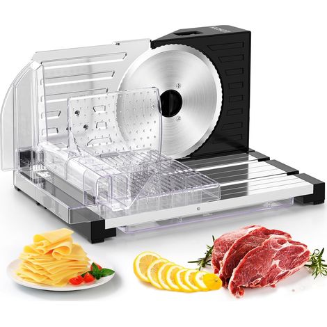Universal Electric Bread Slicer for Cheese Slicer Bread Slicer 0-18mm Adjustable Thickness Foldable and Compact BPA Free with Safety Switch 160W Motor (1/5)