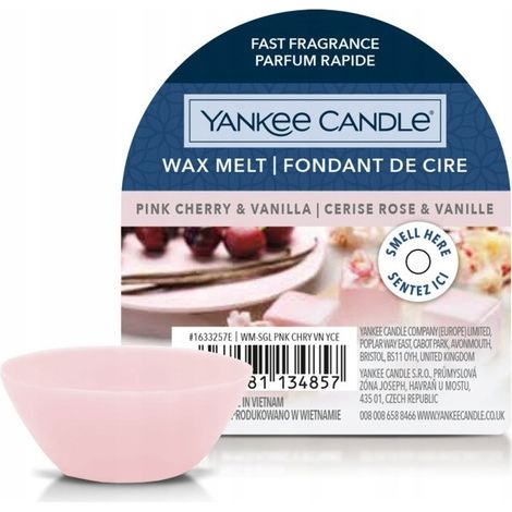 Yankee Candle rosa Kirsche & Vanille Wachs 22 g (1/2)