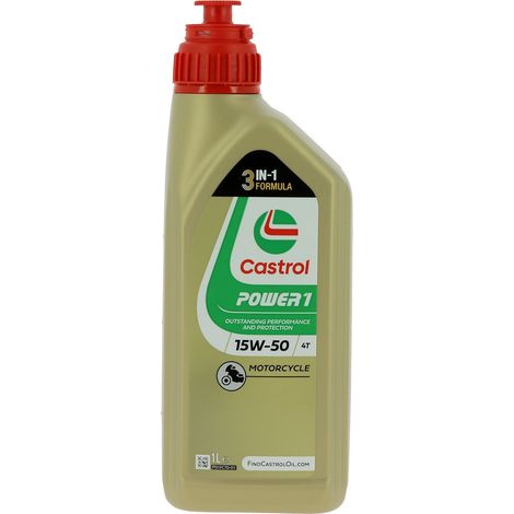Huile moteur - CASTROL - Power1 4T 15W-50 - 1L (1/3)