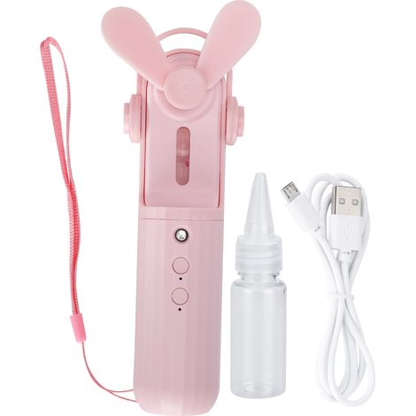 Handheld Fan Mini Small USB Rechargeable Silent Mobile Power Supply Water Replenisher (1/5)