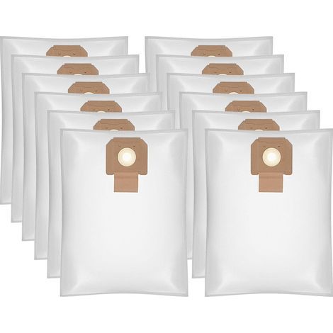 12 Sacs pour Aspirateur Bosch GAS35,GAS35L AFC,2607432037 (1/4)