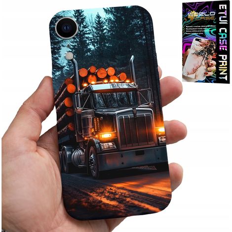 Custodia per iPhone XR - Cover posteriore con camion TIR (1/5)