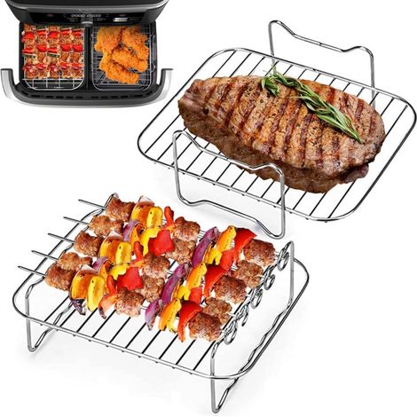 Nutri NINJA 7-seitiger Ersatzklingenhalter: Packung mit zwei Edelstahlklingen für hocheffizientes Mahlen und lange Lebensdauer. (1/4)