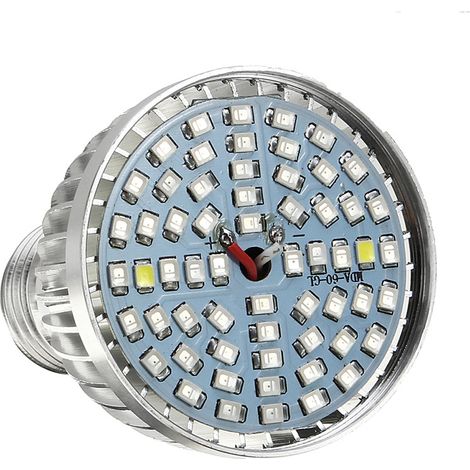 Ampoule de croissance végétale AC85‑265V 60W (40R+14B+2IR+2UV+2B) (1/5)