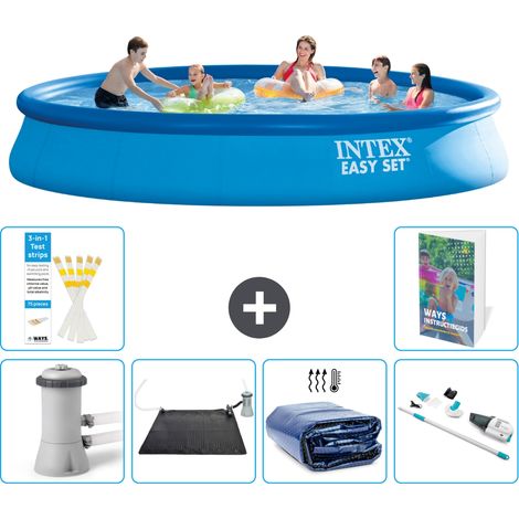 Intex Piscina Easy Set Rotonda - 457x84 cm - 7-pezzi S252 (1/5)