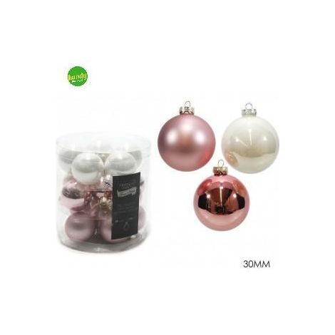 Set 18 Sfere Handy à¸30 mm Rosa