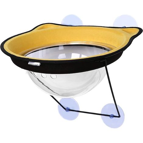 Hamac pour chat, lit, panier de fenêtre, nid pour animaux, chaise longue, perchoir, nid mural pour chat, siège pour chat, lit à ventouses, étagères de sécurité pour chat (1/5)