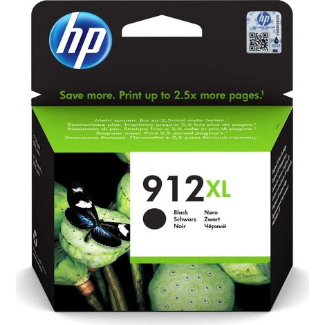 Cartucho de Tinta Original HP nº912 XL Alta Capacidad/ Negro (1/3)