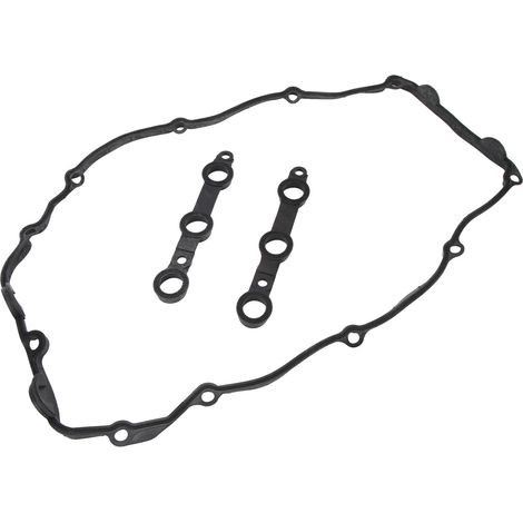 Ventildeckel aus Metall mit 17 O-Ringen 11 12 9 070 990 für BMW E46 E39 E36, schwarze Dichtung, Motorreparatursatz (1/5)