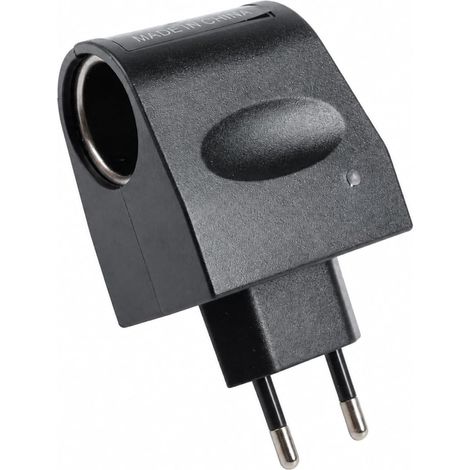 Adaptateur allume-cigare JJH-001 AC/DC 220 V vers 12 V 1 A (10 W max.) 100-240 V pour prise de glacière, caméra de tableau de bord, GPS, accessoires auto, boîtier d'affichage LED (1/5)