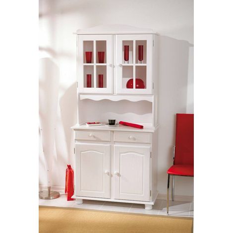 Aparador - Mueble Blanco 32x88x198h cm (1/5)