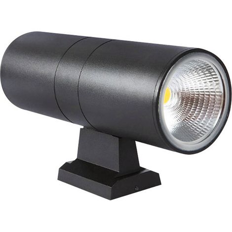 Applique extérieure Lampe murale extérieure à double tête LED étanche jardin lampe murale à lumière chaude(Lumière blanche chaude,6w,AC 220V) (1/5)