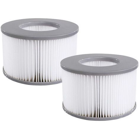 Lot de 2 cartouches filtrantes de rechange pour piscine gonflable Mspa, jacuzzi